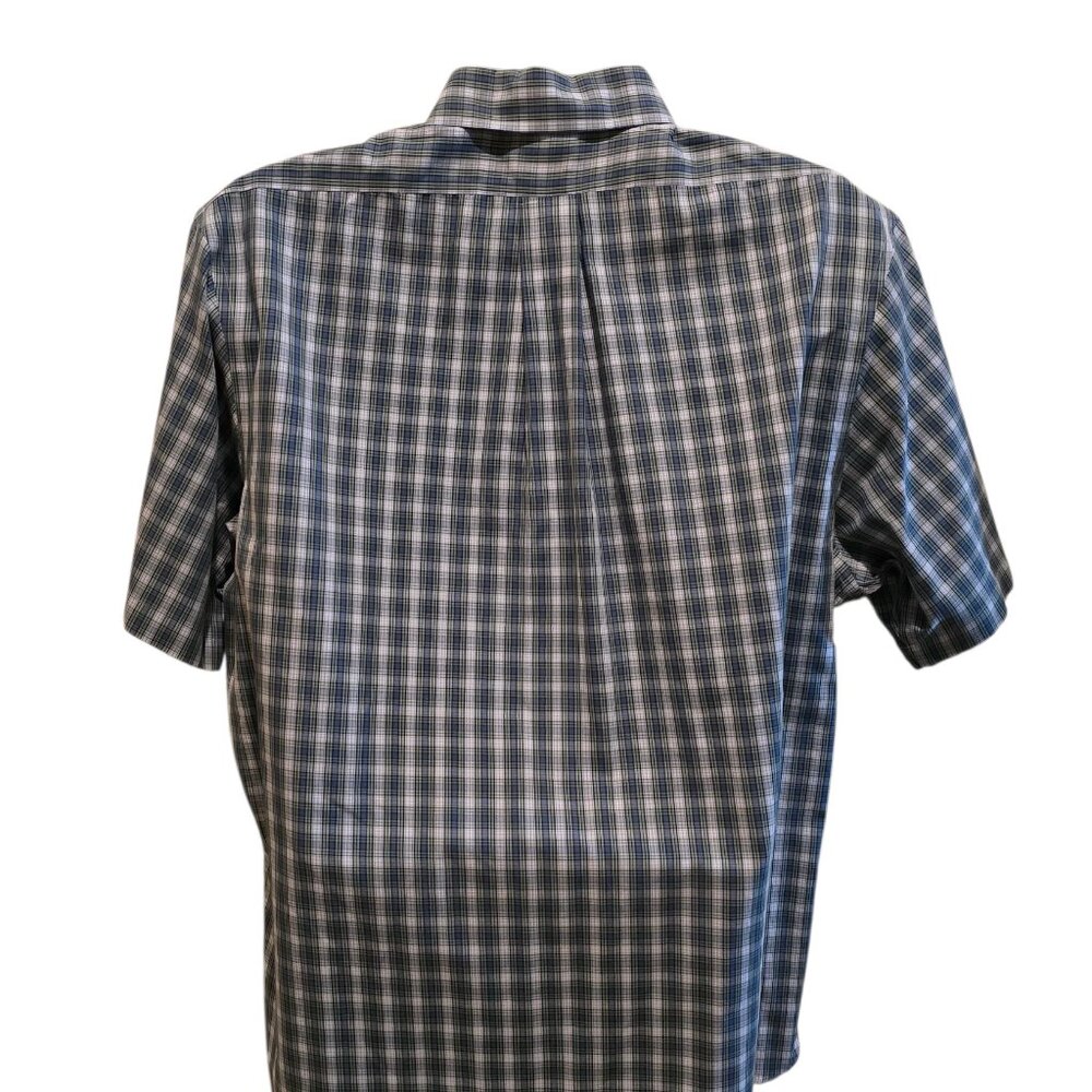 Brooks Brothers Mens Plaid Shirt XL Short Sleeve Cotton Button Down Casual - Picture 5 of 8